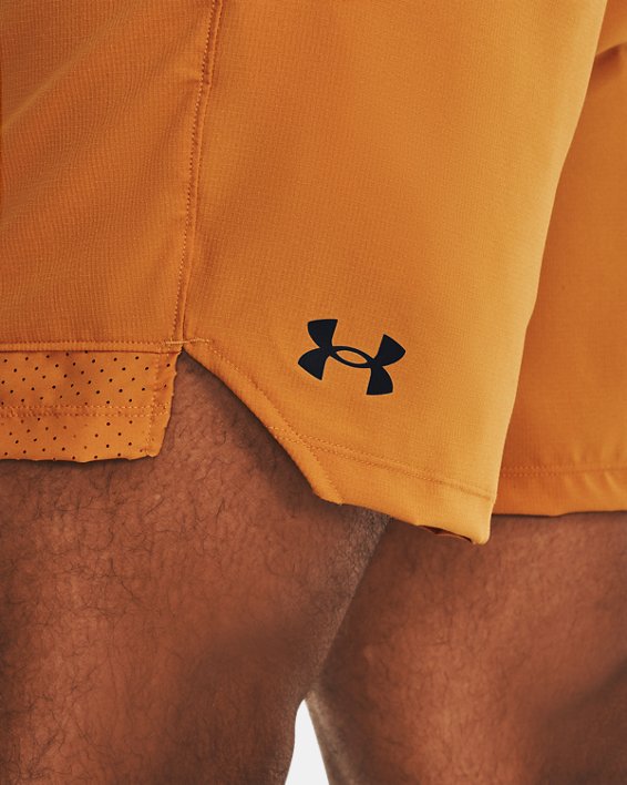 Men's UA Vanish Woven 6" Shorts in Orange image number 3